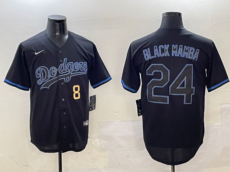Men Los Angeles Dodgers #24 Black Mamba Black Classic Edition 2025 Nike MLB Jersey style 20->los angeles dodgers->MLB Jersey